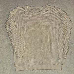 White Knit Sweater Size Small